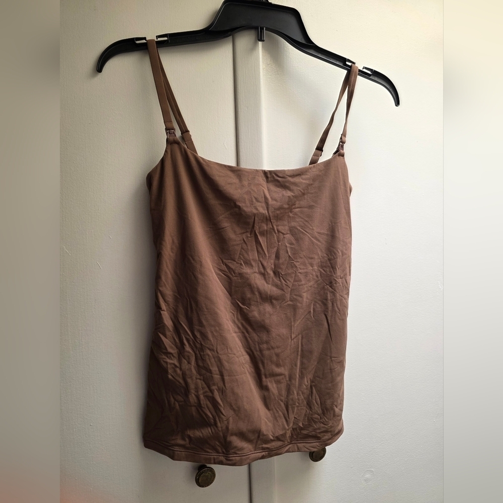 🤎 SKIMS Fits Everybody Nursing Tank XS NWT Jasper Maternity
